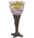 Meyda Tiffany - 244885 - One Light Mini Lamp - Tiffany Flowering Lotus - Mahogany Bronze