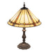 Meyda Tiffany - 245630 - Three Light Table Lamp - Belvidere - Mahogany Bronze