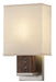 Meyda Tiffany - 245963 - LED Wall Sconce - Navesink - Nickel,Natural Wood