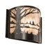 Meyda Tiffany - 246140 - One Light Wall Sconce - Quiet Pond - Timeless Bronze