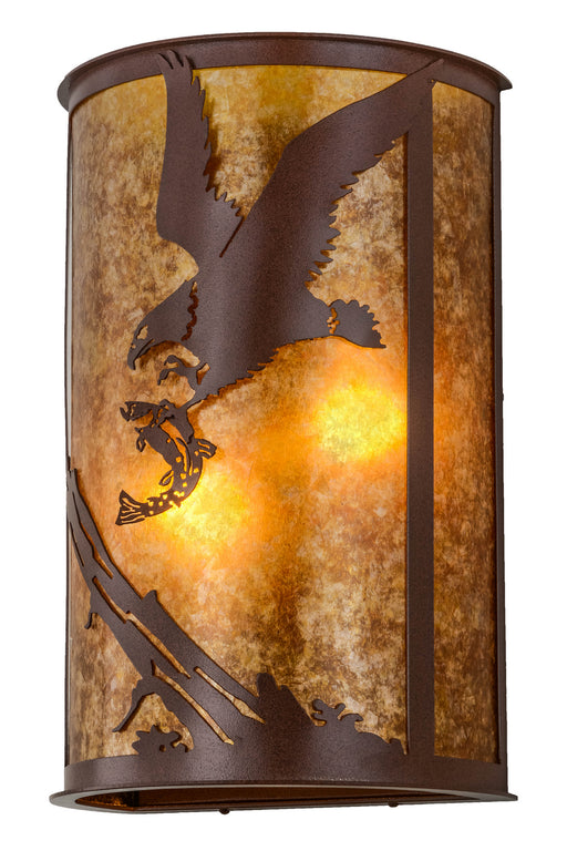 Meyda Tiffany - 247275 - Two Light Wall Sconce - Strike Of The Eagle - Rust