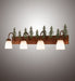 Meyda Tiffany - 247393 - Four Light Vanity - Tall Pines - Vintage Copper