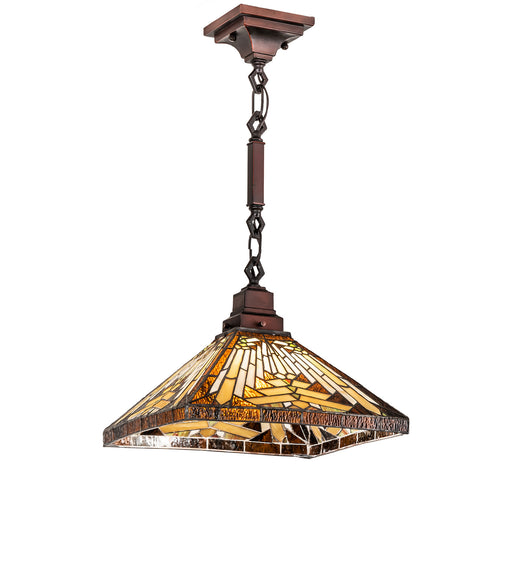 Meyda Tiffany - 247747 - One Light Pendant - Nuevo Mission - Mahogany Bronze