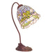 Meyda Tiffany - 247789 - One Light Desk Lamp - Tiffany Flowering Lotus - Mahogany Bronze