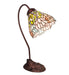 Meyda Tiffany - 247791 - One Light Desk Lamp - Wisteria - Mahogany Bronze