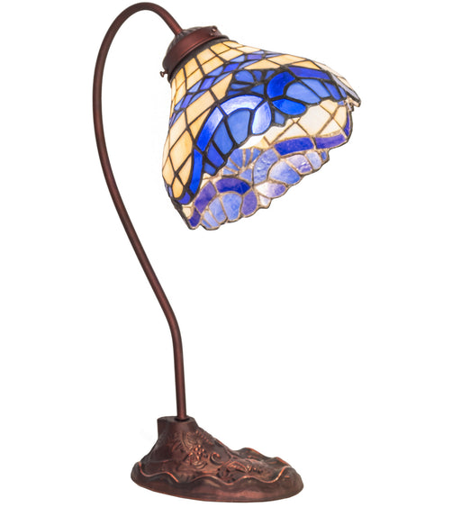 Meyda Tiffany - 247795 - One Light Desk Lamp - Baroque - Mahogany Bronze