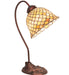 Meyda Tiffany - 247821 - One Light Table Lamp - Tiffany Fishscale - Mahogany Bronze