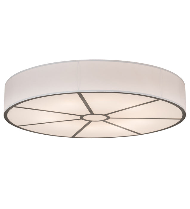 Meyda Tiffany - 248625 - Ten Light Flushmount - Cilindro - Nickel