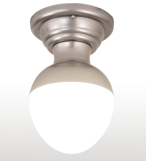 Meyda Tiffany - 248999 - One Light Flushmount - Huevo - Nickel