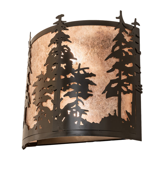 Meyda Tiffany - 249114 - Two Light Wall Sconce - Tall Pines - Timeless Bronze