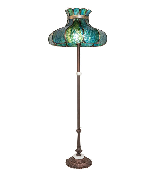 Meyda Tiffany - 250203 - Three Light Floor Lamp - Frederick - Mahogany Bronze