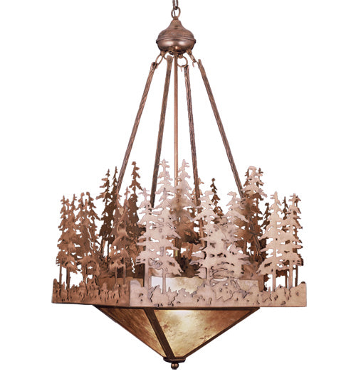 Meyda Tiffany - 50227 - 72``Pendant - Pine Lake - Antique Copper
