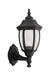Designers Fountain - 2420-BK - One Light Wall Lantern - Tiverton - Black