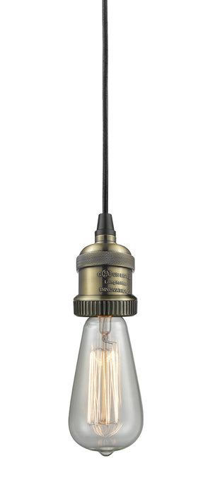 Innovations - 199-BAB - One Light Cord Set - Franklin Restoration - Black Antique Brass