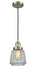 Innovations - 201C-AB-G142-LED - LED Mini Pendant - Franklin Restoration - Antique Brass