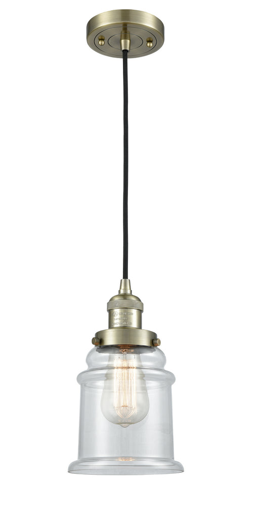 Innovations - 201C-AB-G182-LED - LED Mini Pendant - Franklin Restoration - Antique Brass