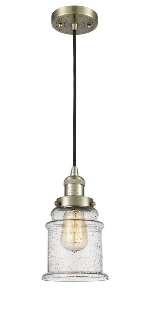 Innovations - 201C-AB-G184-LED - LED Mini Pendant - Franklin Restoration - Antique Brass
