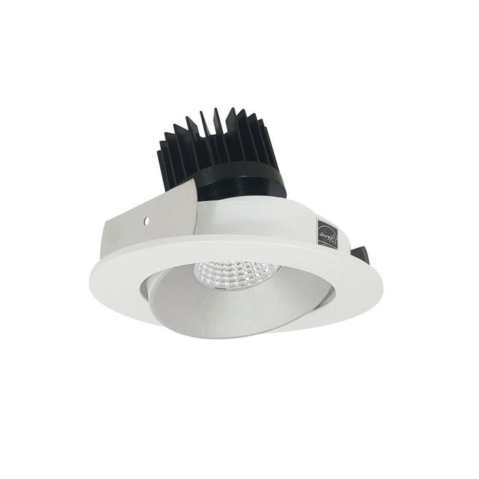 Nora Lighting - NIO-4RC30XHZMPW/HL - Adjustable Trim - Haze Reflector / Matte Powder White Flange