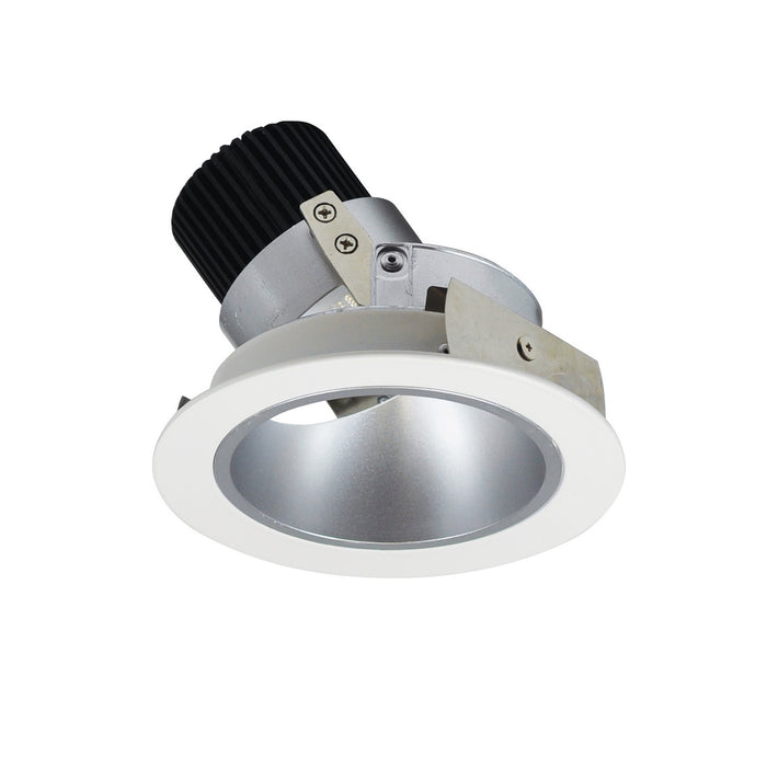 Nora Lighting - NIO-4RD40XHZMPW/10 - Reflector Adjustable Trim - Haze Reflector / Matte Powder White Flange
