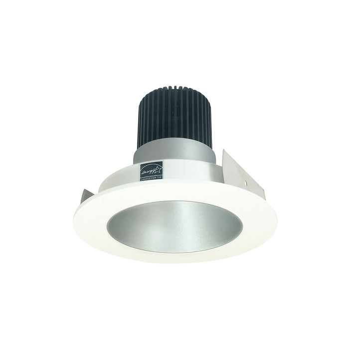 Nora Lighting - NIO-4RNDC50XHZMPW/10 - Reflector Non-Adjustable Trim - Haze Reflector / Matte Powder White Flange