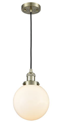 Franklin Restoration LED Mini Pendant Antique Brass