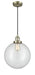 Innovations - 201C-AB-G202-12-LED - LED Mini Pendant - Franklin Restoration - Antique Brass