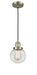 Innovations - 201C-AB-G202-6-LED - LED Mini Pendant - Franklin Restoration - Antique Brass