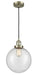 Innovations - 201C-AB-G204-10-LED - LED Mini Pendant - Franklin Restoration - Antique Brass