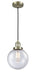 Innovations - 201C-AB-G204-8-LED - LED Mini Pendant - Franklin Restoration - Antique Brass