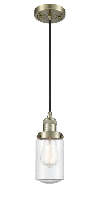 Innovations - 201C-AB-G314-LED - LED Mini Pendant - Franklin Restoration - Antique Brass