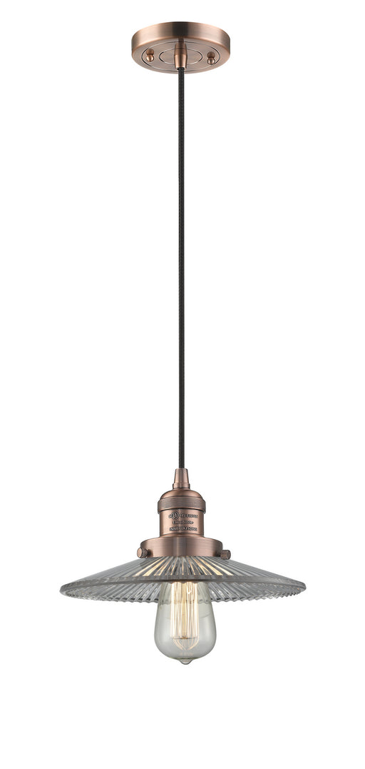 Innovations - 201C-AC-G2-LED - LED Mini Pendant - Franklin Restoration - Antique Copper