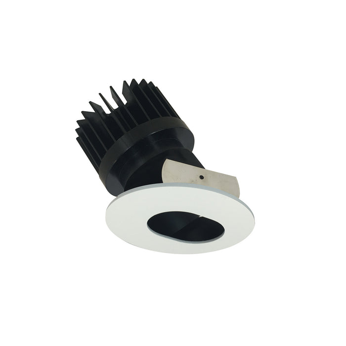Nora Lighting - NIO-4RSL27XBMPW/HL - Adjustable Trim - Black Slot Aperture / Matte Powder White Flange