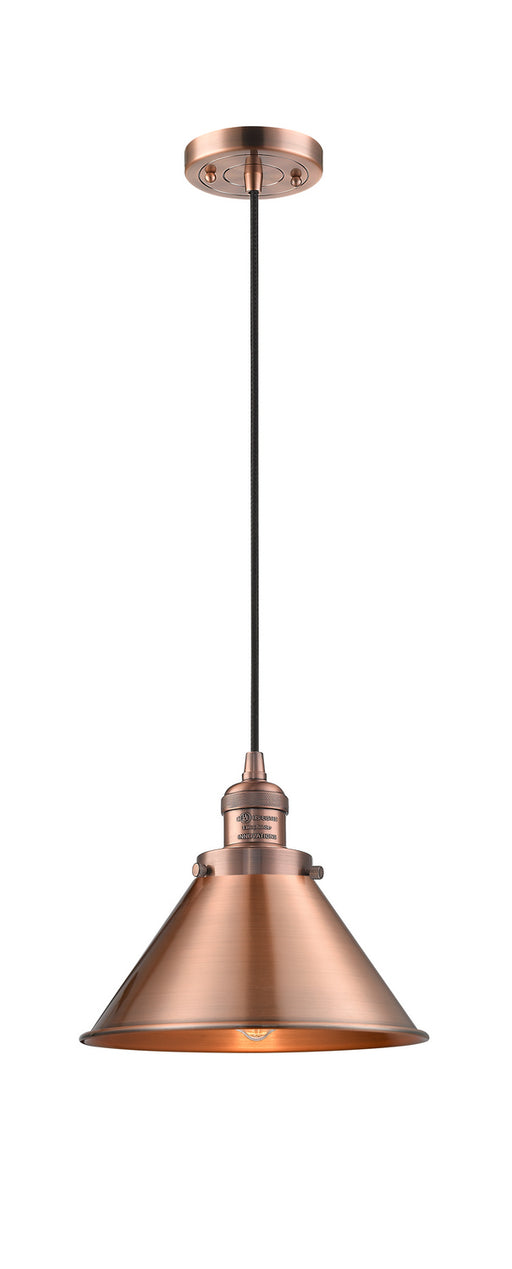 Innovations - 201C-AC-M10-AC-LED - LED Mini Pendant - Franklin Restoration - Antique Copper
