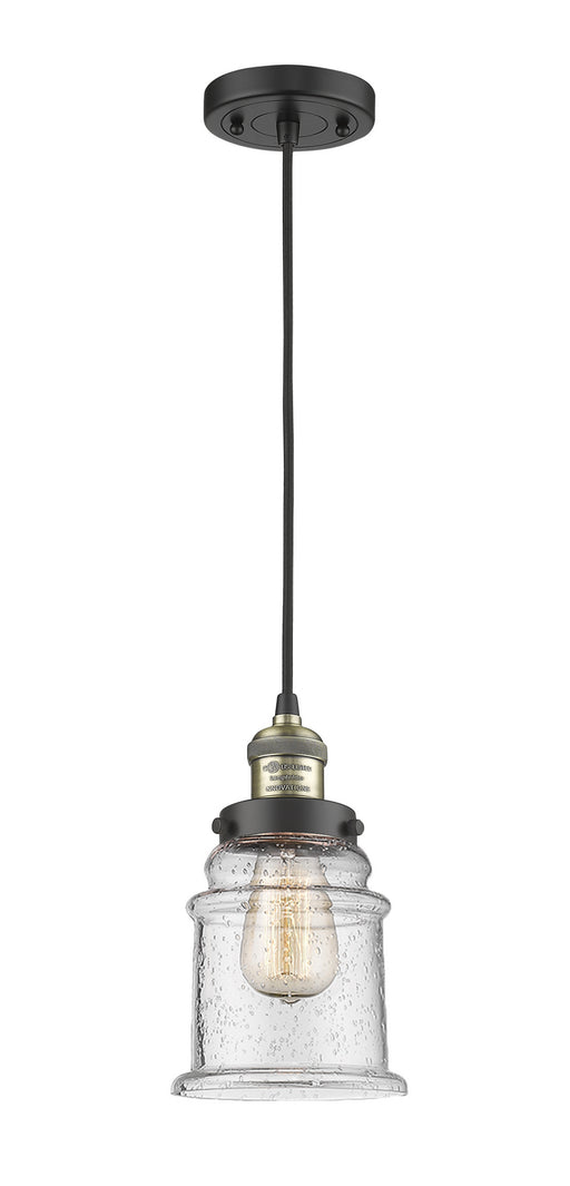 Innovations - 201C-BAB-G184-LED - LED Mini Pendant - Franklin Restoration - Black Antique Brass