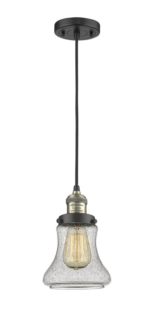Innovations - 201C-BAB-G194 - One Light Mini Pendant - Franklin Restoration - Black Antique Brass