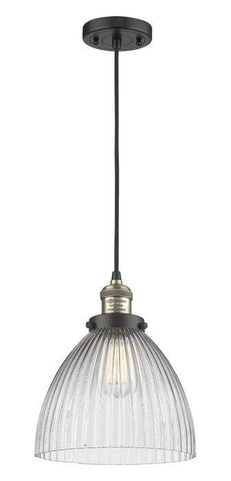 Innovations - 201C-BAB-G222-LED - LED Mini Pendant - Franklin Restoration - Black Antique Brass