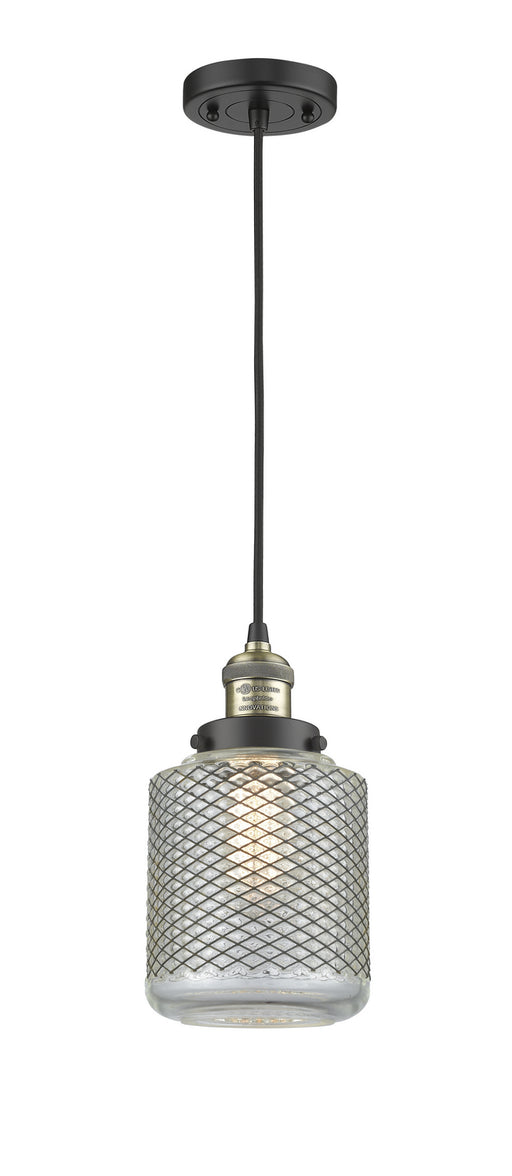 Innovations - 201C-BAB-G262-LED - LED Mini Pendant - Franklin Restoration - Black Antique Brass