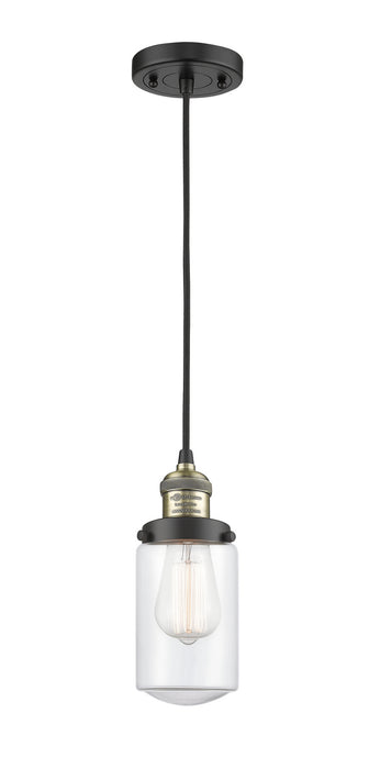 Innovations - 201C-BAB-G312-LED - LED Mini Pendant - Franklin Restoration - Black Antique Brass