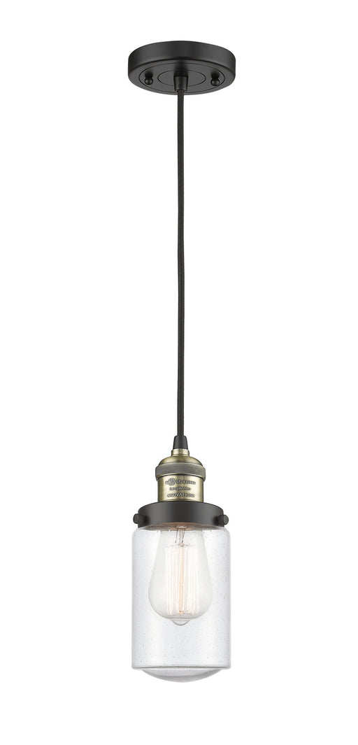 Innovations - 201C-BAB-G314-LED - LED Mini Pendant - Franklin Restoration - Black Antique Brass