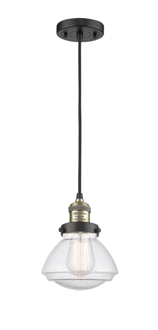 Innovations - 201C-BAB-G324-LED - LED Mini Pendant - Franklin Restoration - Black Antique Brass