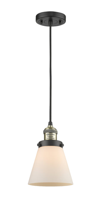 Innovations - 201C-BAB-G61-LED - LED Mini Pendant - Franklin Restoration - Black Antique Brass