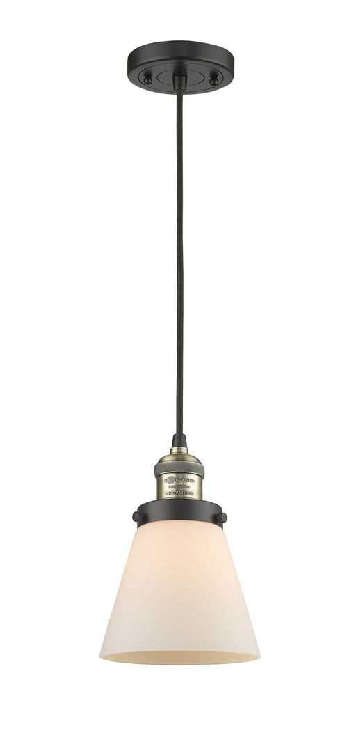 Innovations - 201C-BAB-G61-LED - LED Mini Pendant - Franklin Restoration - Black Antique Brass