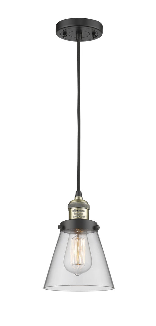 Innovations - 201C-BAB-G62 - One Light Mini Pendant - Franklin Restoration - Black Antique Brass