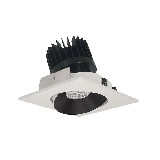 Rec Iolite Adjustable Trim Black Reflector / White Flange