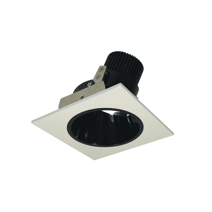Nora Lighting - NIO-4SD50XBW - Adjustable Trim - Black Reflector / White Flange
