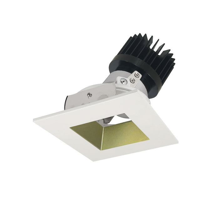 Nora Lighting - NIO-4SDSQ30XCHMPW/HL - Adjustable Trim - Champagne Haze Reflector / Matte Powder White Flange