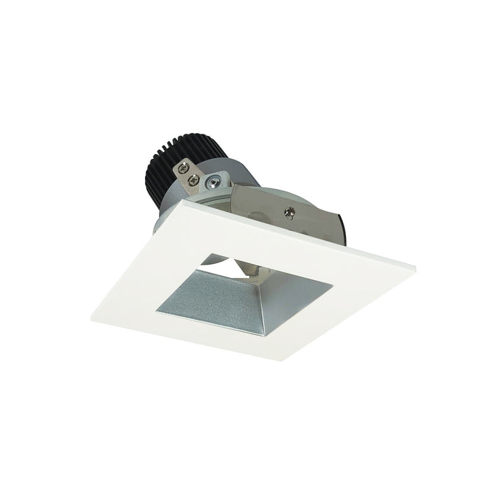 Nora Lighting - NIO-4SDSQ35XHZMPW/10 - Adjustable Trim - Haze Reflector / Matte Powder White Flange