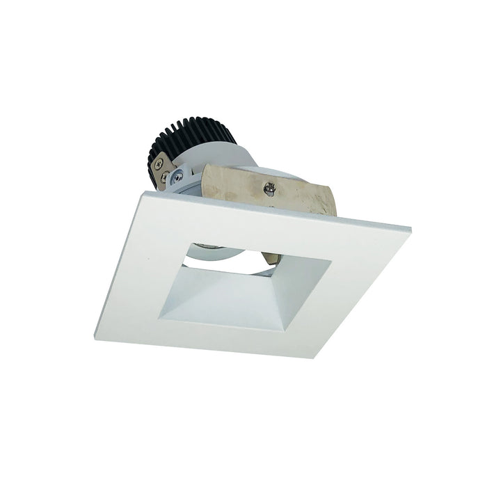 Nora Lighting - NIO-4SDSQ40XMPW/10 - Adjustable Trim - Matte Powder White Reflector / Matte Powder White Flange