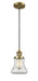 Innovations - 201C-BB-G192-LED - LED Mini Pendant - Franklin Restoration - Brushed Brass