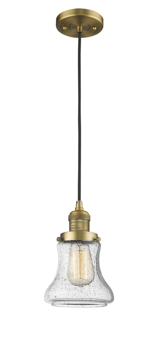 Innovations - 201C-BB-G194-LED - LED Mini Pendant - Franklin Restoration - Brushed Brass